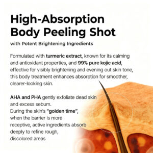LOVILDS® Peeling Shot Keratin Care Kojic Acid Turmeric Spray