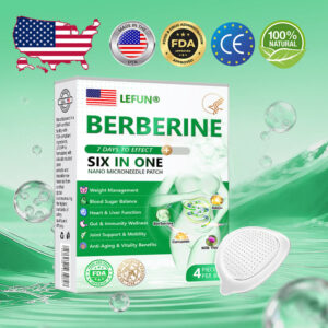 LEFUN® 6-in-1 NAD+ Berberine All-in-One Body-Shaping Nano Microneedle Patch
