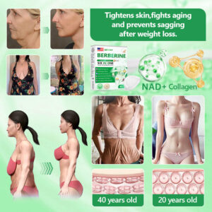 LEFUN® 6-in-1 NAD+ Berberine All-in-One Body-Shaping Nano Microneedle Patch