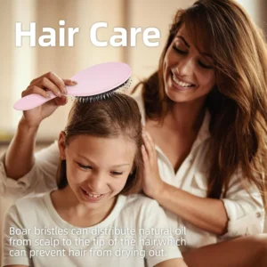 Lovilds Smoother, Stronger, Shinier Hair - Boar Bristle Brush