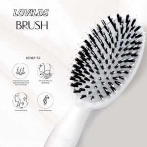 Lovilds Smoother, Stronger, Shinier Hair - Boar Bristle Brush