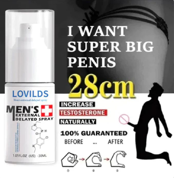 LOVILDS™Vitality Spray For Men Powerful Erections in Just 3 Minutes