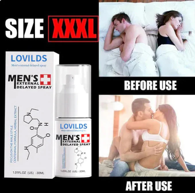 LOVILDS™Vitality Spray For Men Powerful Erections in Just 3 Minutes