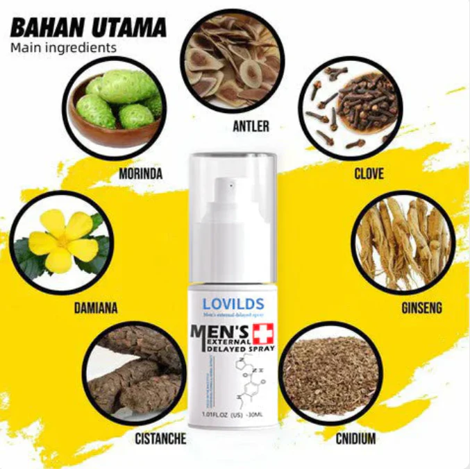 LOVILDS™Vitality Spray For Men Powerful Erections in Just 3 Minutes