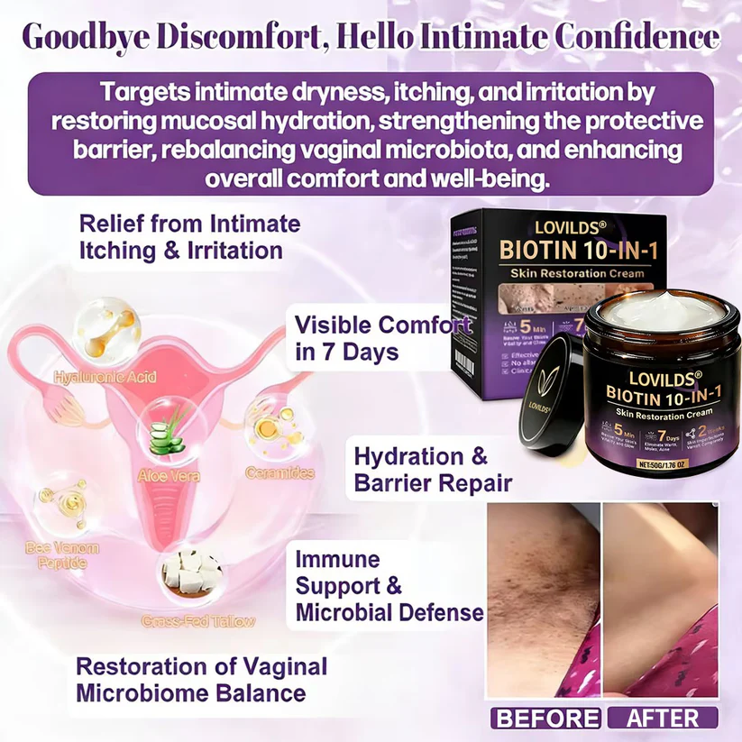 LOVILDS® Biotin 10-in-1 Skin Restoration Cream