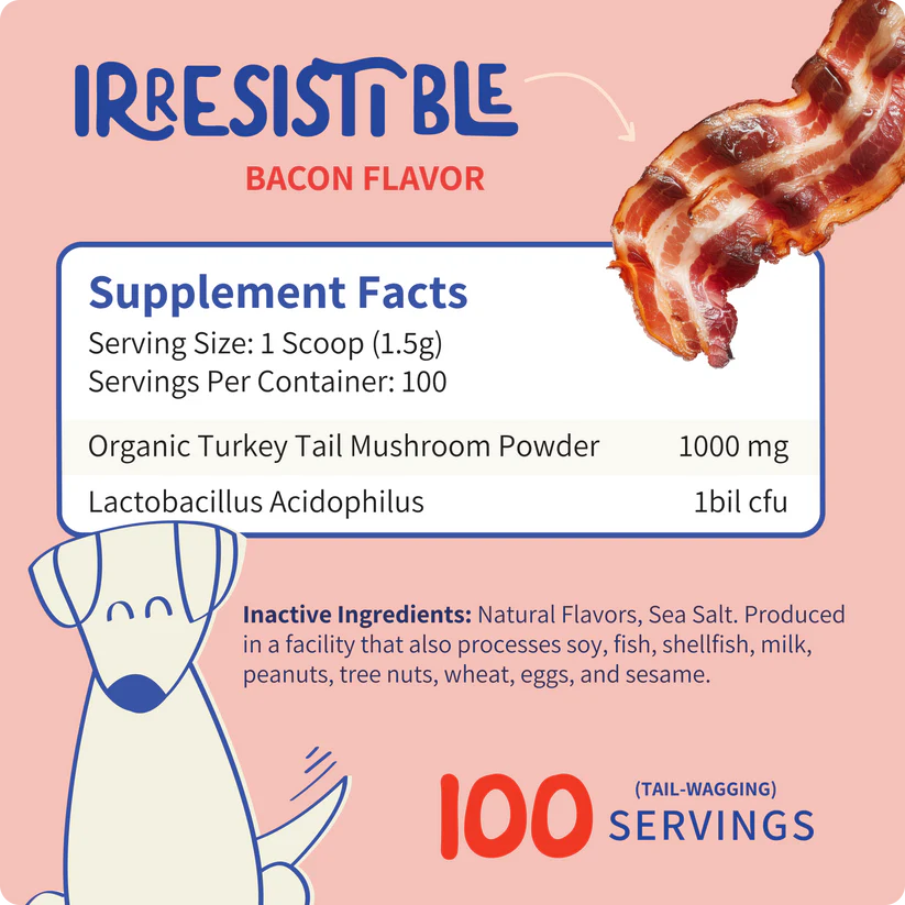 LOVILDS™ Turkey Tail Mushroom + Probiotic Formula
